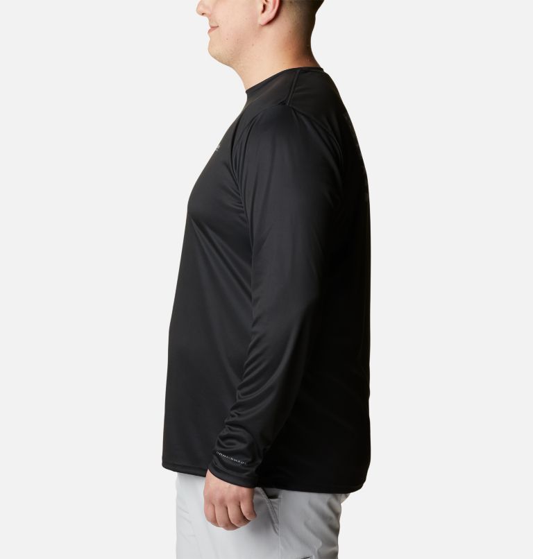 Men's PFG Terminal Tackle Fish Flag Long Sleeve Shirt - Big, Color: Black, Graphite, image 3