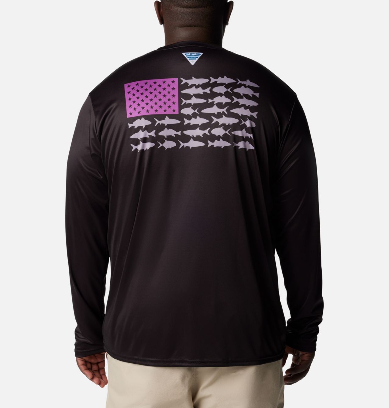 Men's PFG Terminal Tackle Fish Flag™ Long Sleeve Shirt - Big 1