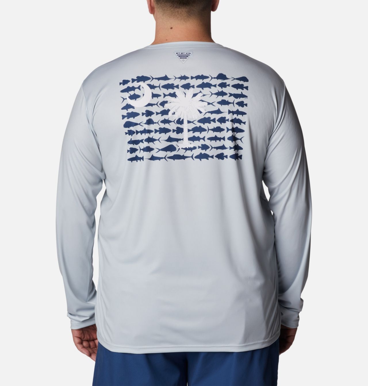 Men's PFG Terminal Tackle Fish Flag™ Long Sleeve Shirt - Big 2