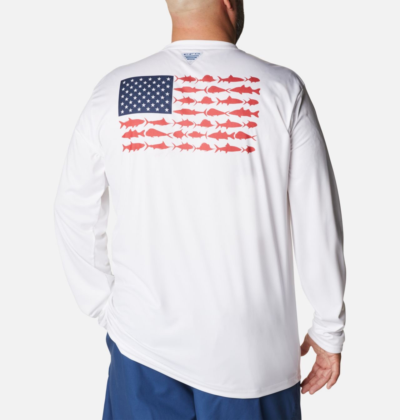 Men's PFG Terminal Tackle Fish Flag™ Long Sleeve Shirt - Big 1