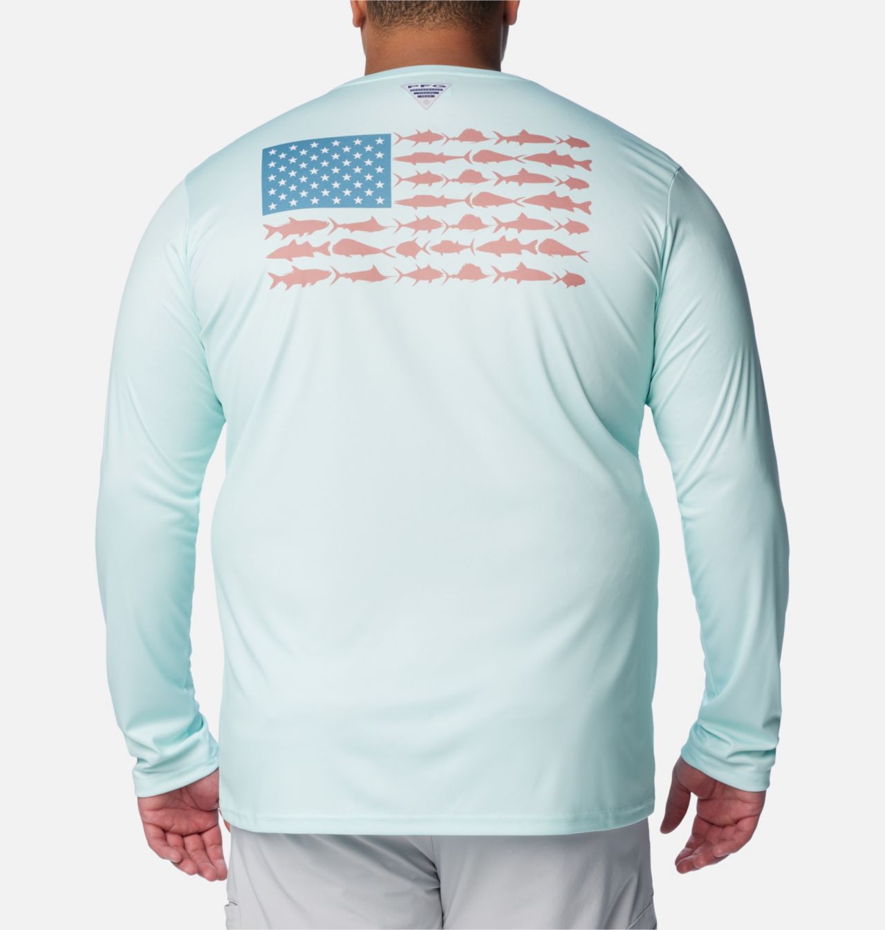 Men's PFG Terminal Tackle Fish Flag™ Long Sleeve Shirt - Big 1