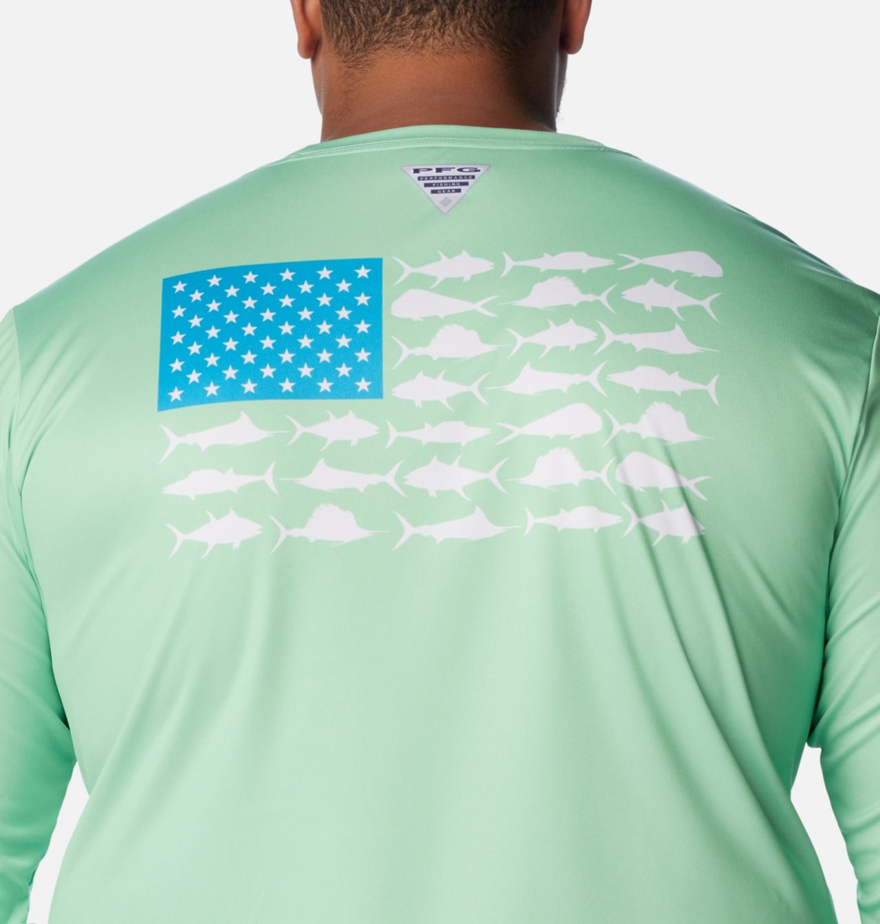 Men's PFG Terminal Tackle Fish Flag™ Long Sleeve Shirt - Big 5