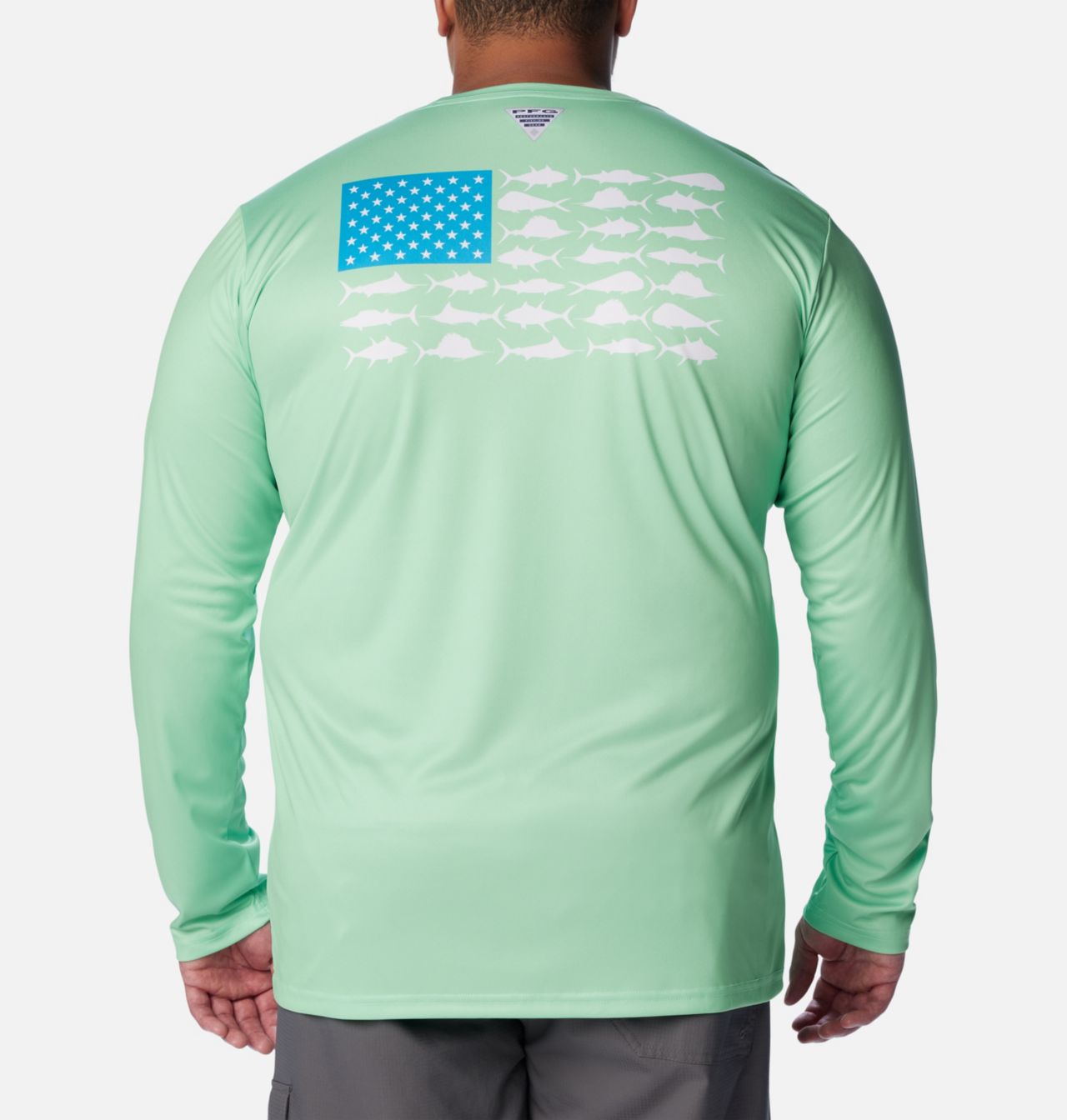 Men's PFG Terminal Tackle Fish Flag™ Long Sleeve Shirt - Big 1