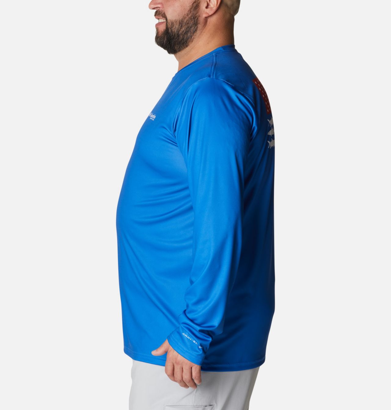 Men's PFG Terminal Tackle Fish Flag™ Long Sleeve Shirt - Big 3
