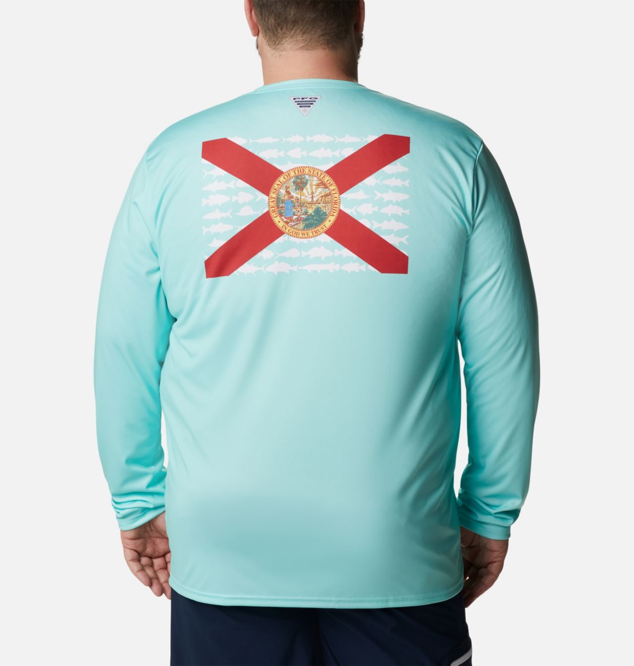 Men's PFG Terminal Tackle Fish Flag™ Long Sleeve Shirt - Big 1