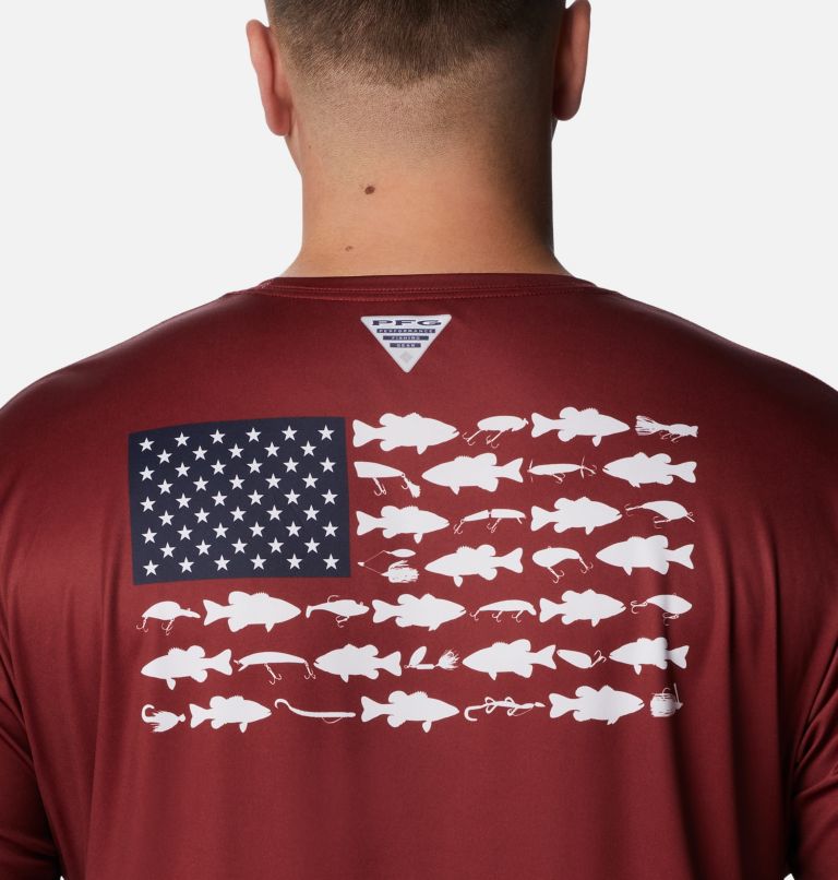 Terminal Tackle PFG Fish Flag LS | 664 | 4X, Color: Red Jasper, White Bass Lures, image 5