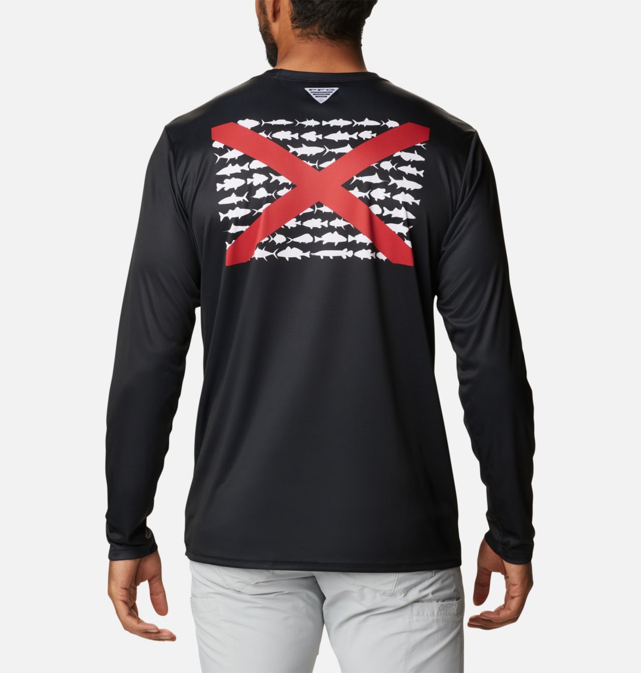Men's PFG Terminal Tackle Fish Flag™ Long Sleeve Shirt - Tall 2