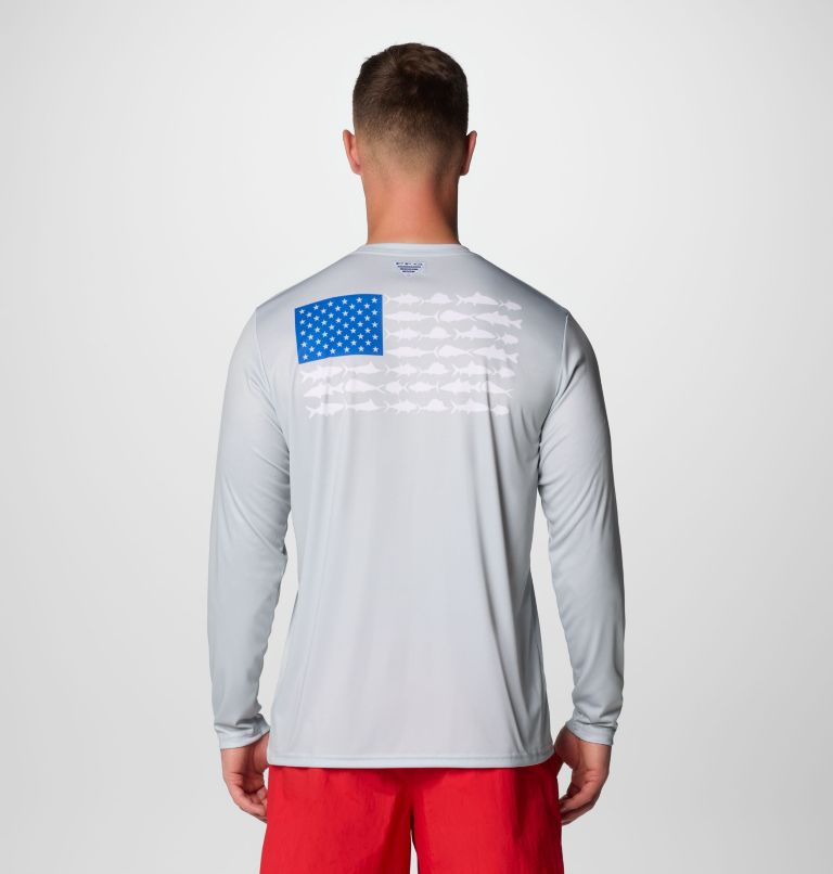 Men's PFG Terminal Tackle Fish Flag™ Long Sleeve Shirt - Tall Men's PFG Terminal Tackle Fish Flag™ Long Sleeve Shirt - Tall