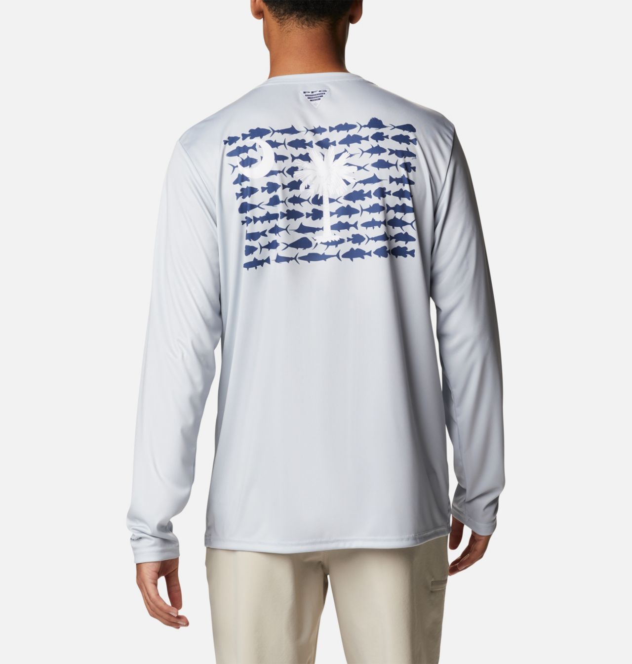 Men's PFG Terminal Tackle Fish Flag™ Long Sleeve Shirt - Tall 1