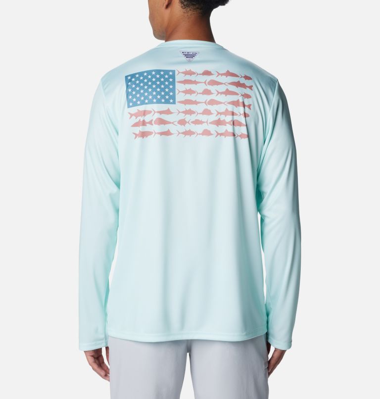 Men's PFG Terminal Tackle Fish Flag™ Long Sleeve Shirt - Tall