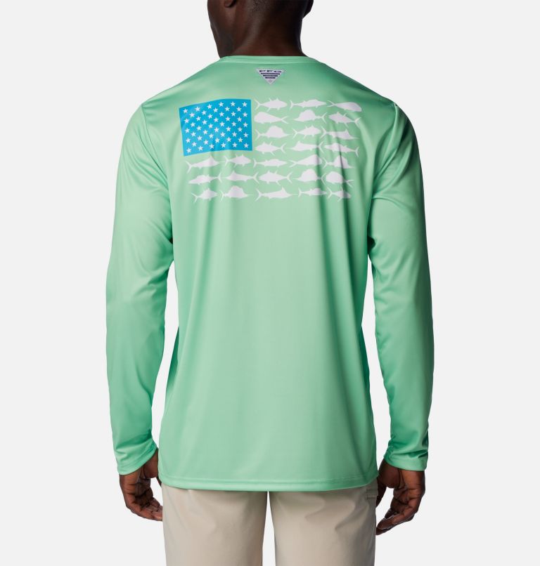 Men's PFG Terminal Tackle Fish Flag™ Long Sleeve Shirt - Tall