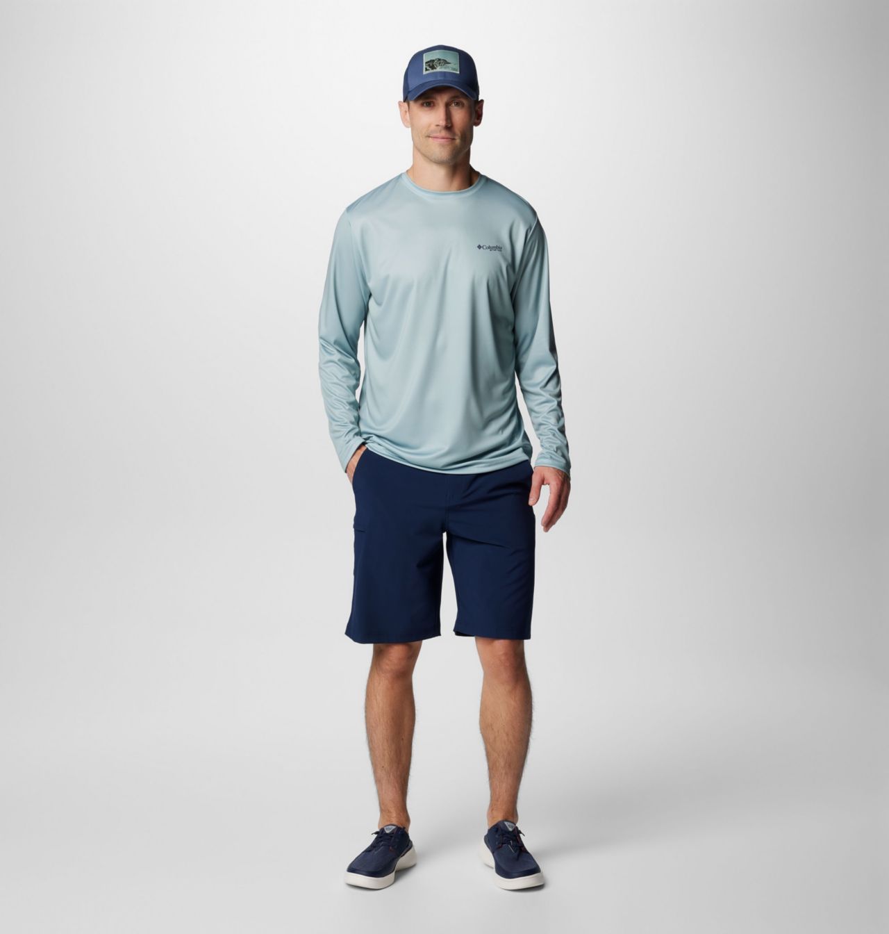 Men's PFG Terminal Tackle Fish Flag™ Long Sleeve Shirt - Tall | 461 | XLT 3