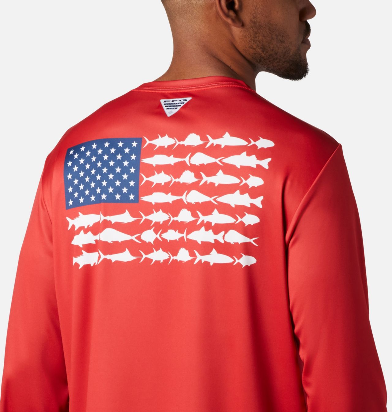 Men's PFG Terminal Tackle Fish Flag™ Long Sleeve Shirt - Tall | 696 | XLT 5