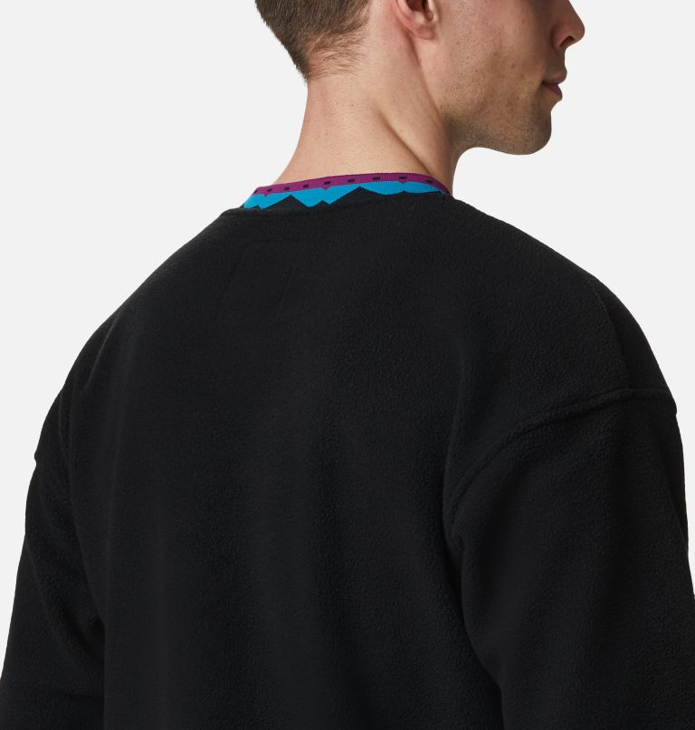 Unisex Wapitoo Fleece Pullover, Color: Black, Plum, image 5