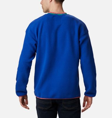 Pullover in pile Wapitoo&trade; da uomo Wapitoo&trade; Fleece Pullover | 011 | XXL, Lapis Blue, Bright Geranium, back