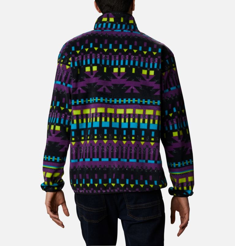Manteau polaire à fermeture éclair Back Bowl pour hommes, Color: Black Print, Black, image 2