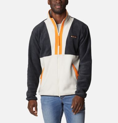 Columbia fleece zip hot sale up mens