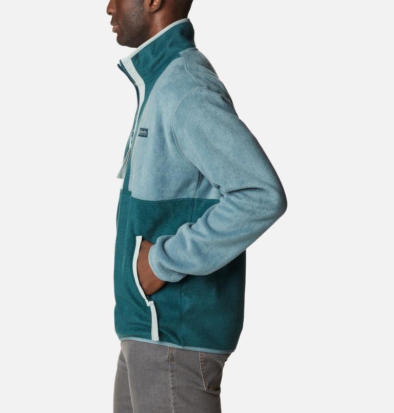 Columbia Back Bowl full zip fleece in blue