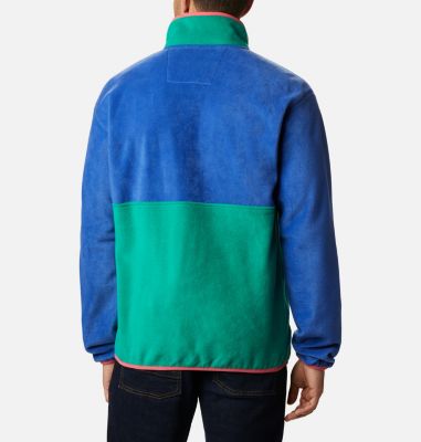 Men's Back Bowl&trade; Full Zip Fleece Jacket Back Bowl&trade; Full Zip Fleece | 410 | L, Lapis Blue, Emerald Green, back