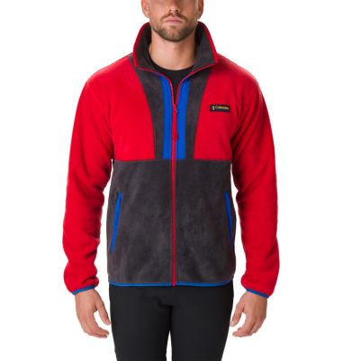 Men's Back Bowl&trade; Fleece Back Bowl&trade; Full Zip Fleece | 010 | S, Mountain Red, Black, Azul, front