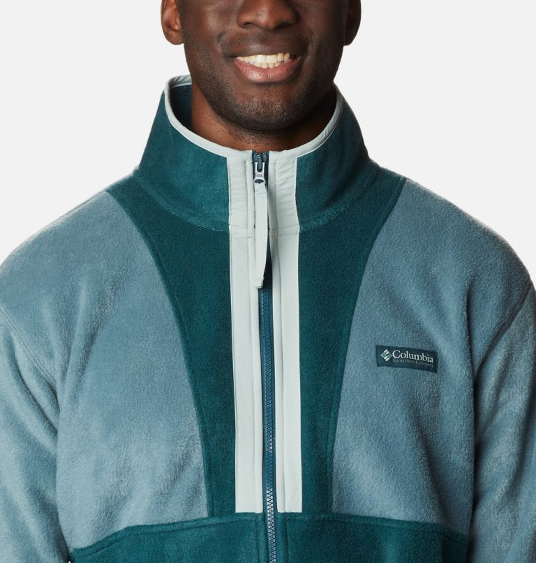 Back Bowl Full Zip Fleece | 346 | XXL, Color: Metal, Night Wave, image 4