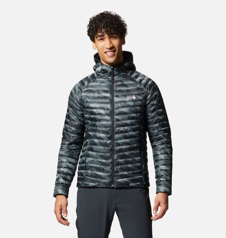 Outbound Men's Noah Packable Hooded Winter Puffer Jacket Insulated  Water-Resistant, Black