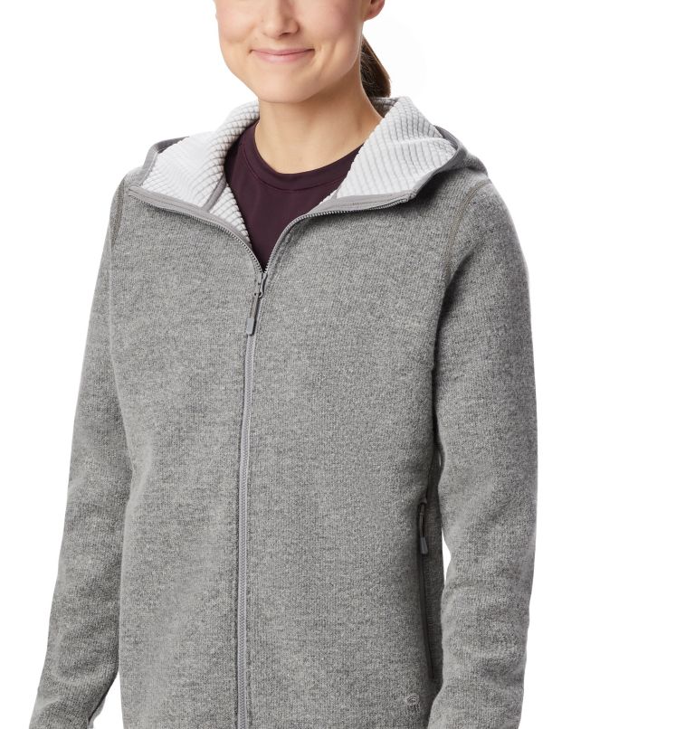 Women's Hatcher Full Zip Hoody, Color: Manta Grey
