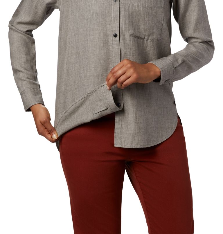 Women's Willow Spring Long Sleeve Shirt, Color: Manta Grey, image 4