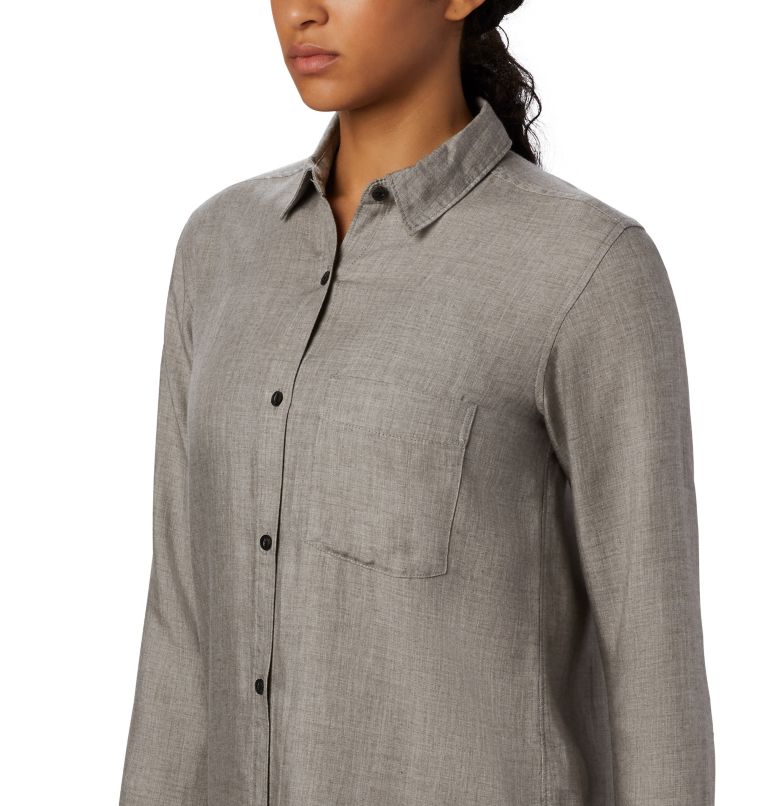 Women's Willow Spring Long Sleeve Shirt, Color: Manta Grey, image 5