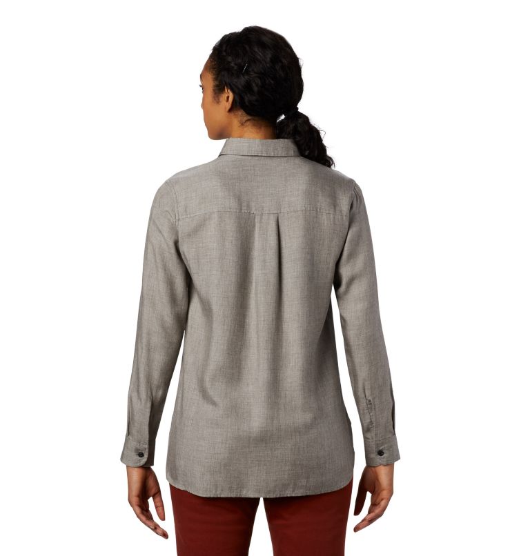 Women's Willow Spring Long Sleeve Shirt, Color: Manta Grey, image 2