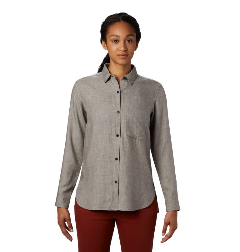 Women's Willow Spring Long Sleeve Shirt, Color: Manta Grey, image 1