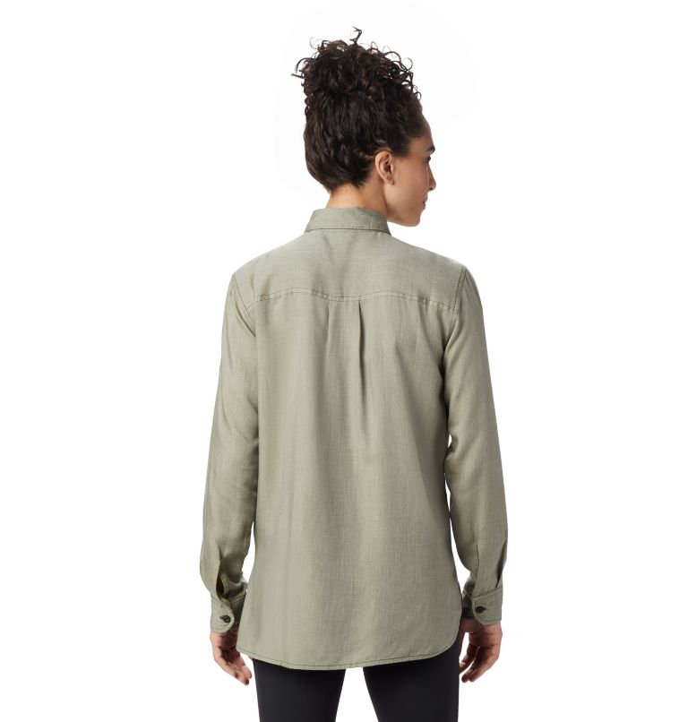 Women's Willow Spring Long Sleeve Shirt, Color: Dark Army, image 2