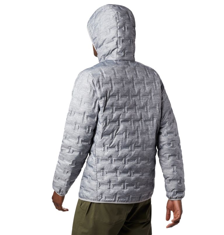 Delta Ridge Down Hooded Jacket | 039 | XXL, Color: Columbia Grey Heather, image 2