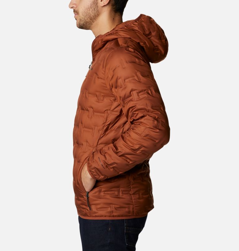 Chaquetas Columbia Oferta Para Hombre - Columbia Delta Ridge Down Hooded  Naranjas