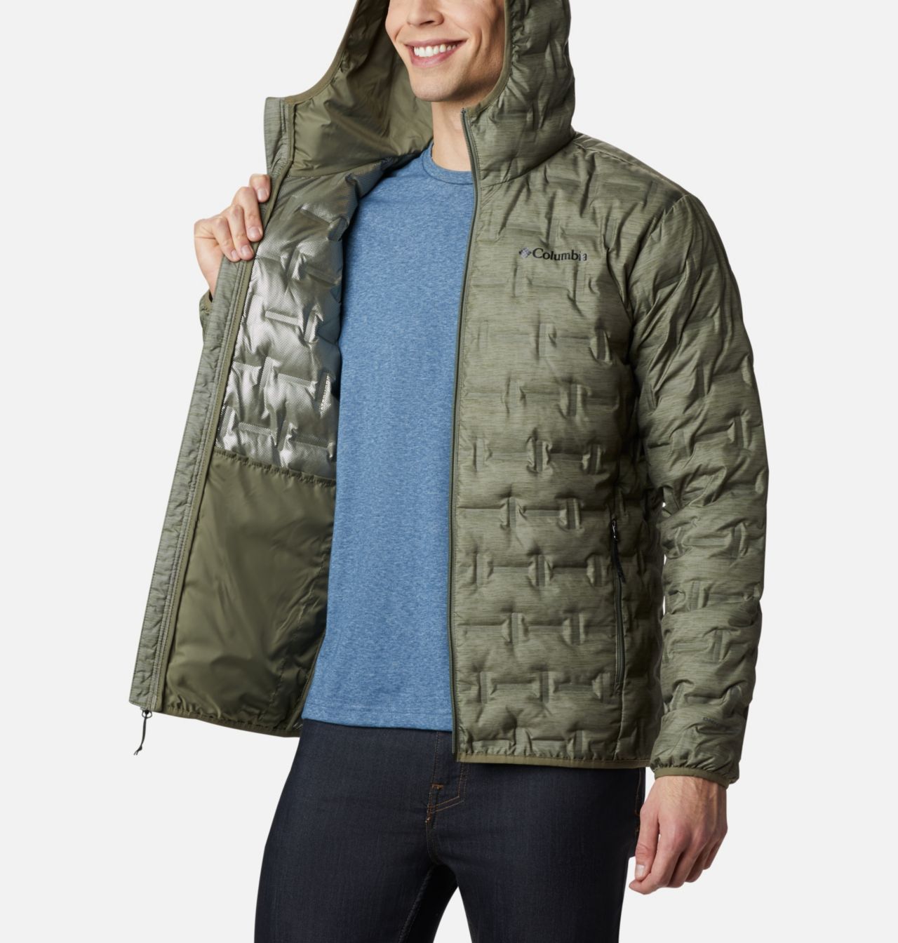 Manteau bouffant à capuchon Delta Ridge pour homme 5