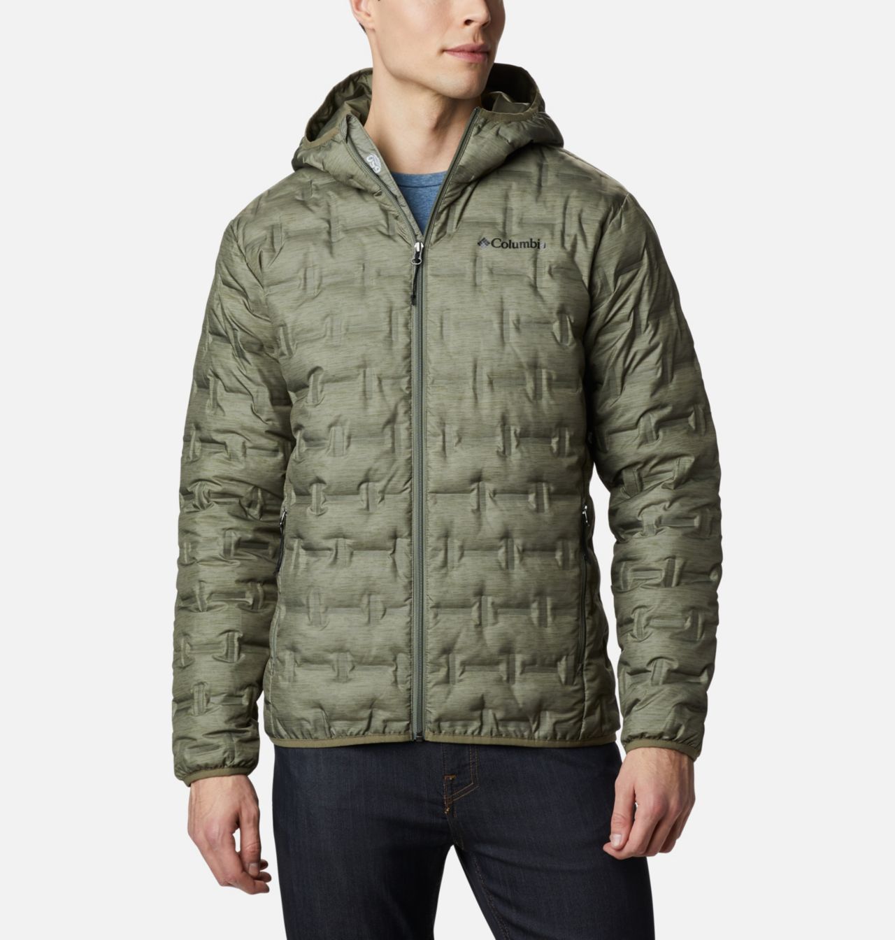 Manteau bouffant à capuchon Delta Ridge pour homme 1