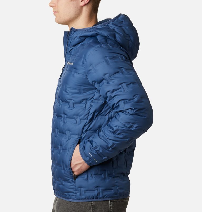 Delta Ridge Down Hooded Jacket | 452 | L, Color: Night Tide, image 3