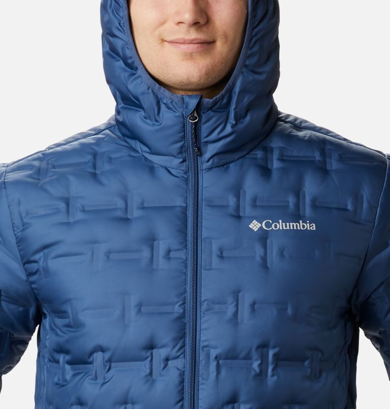 Delta Ridge Down Hooded Jacket | 452 | L, Color: Night Tide, image 4