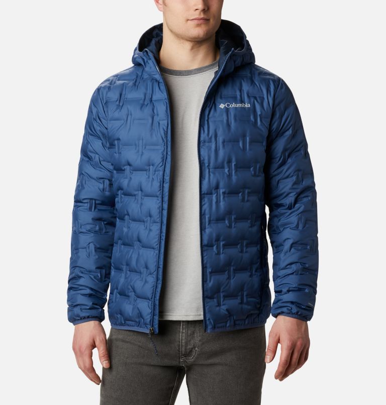 La forma espontáneo Señuelo Chaqueta de plumón con capucha Delta Ridge para hombre | Columbia Sportswear