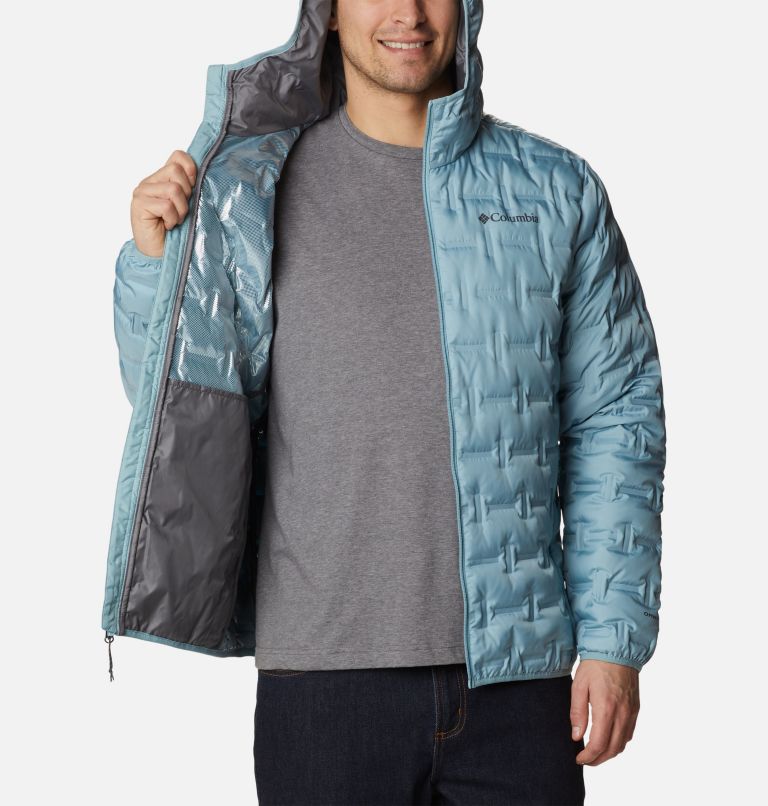 Delta Ridge Down Hooded Jacket | 460 | XL, Color: Stone Blue, image 5