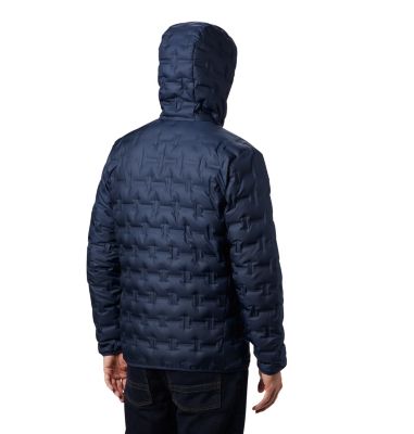 Men's Delta Ridge Down Hooded Jacket Delta Ridge&trade; Down Hooded Jacke | 010 | M, Collegiate Navy, back