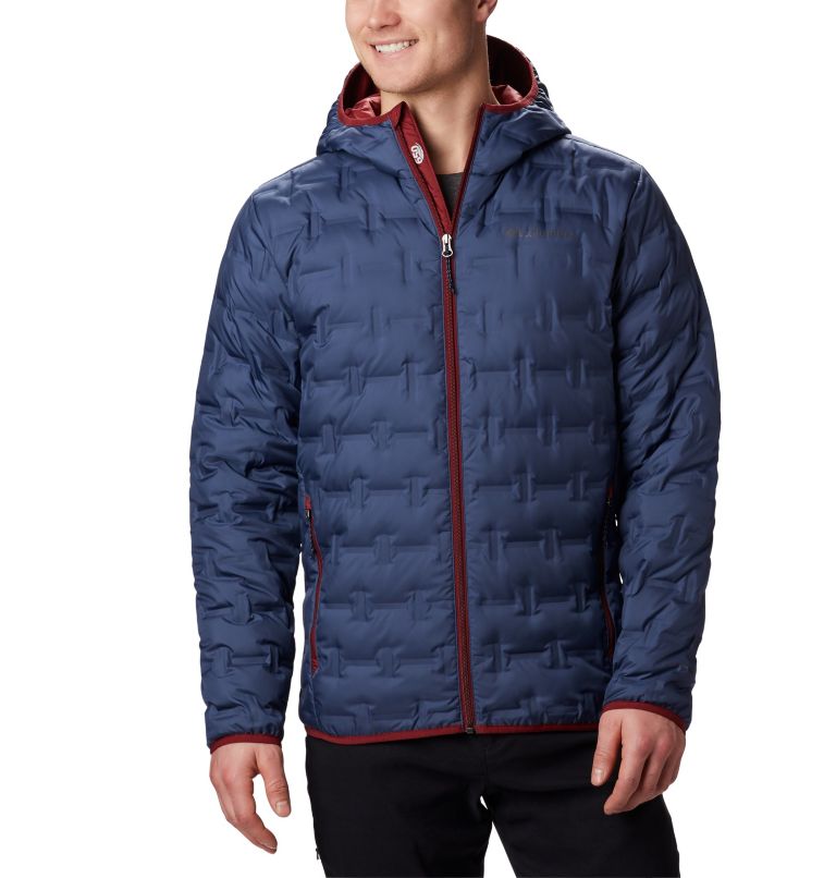 Delta Ridge Down Hooded Jacke | 478 | XXL, Color: Dark Mountain, image 1