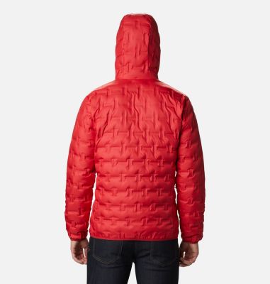 Men's Delta Ridge&trade; Down Hooded Jacket Delta Ridge&trade; Down Hooded Jacke | 010 | S, Mountain Red, back