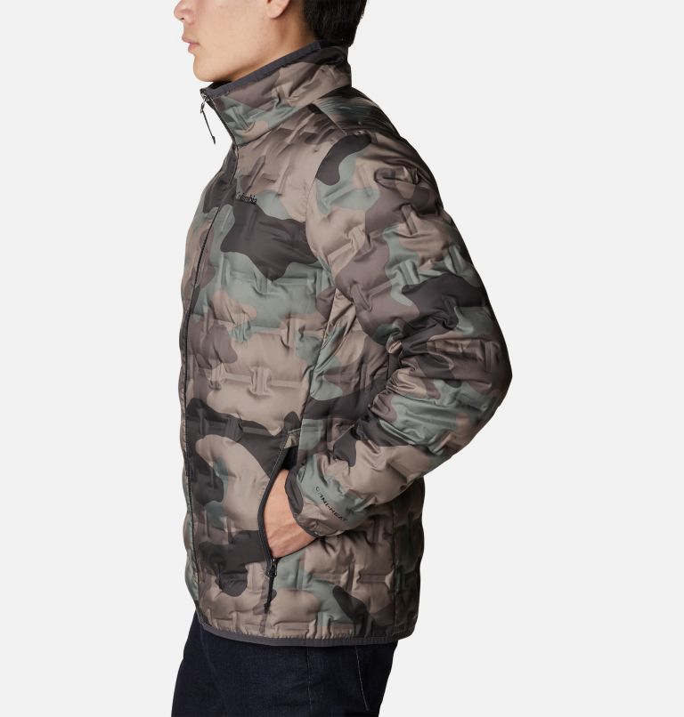 Thumbnail: Men's Delta Ridge Down Jacket, Color: Cypress Mod Camo Print, image 3