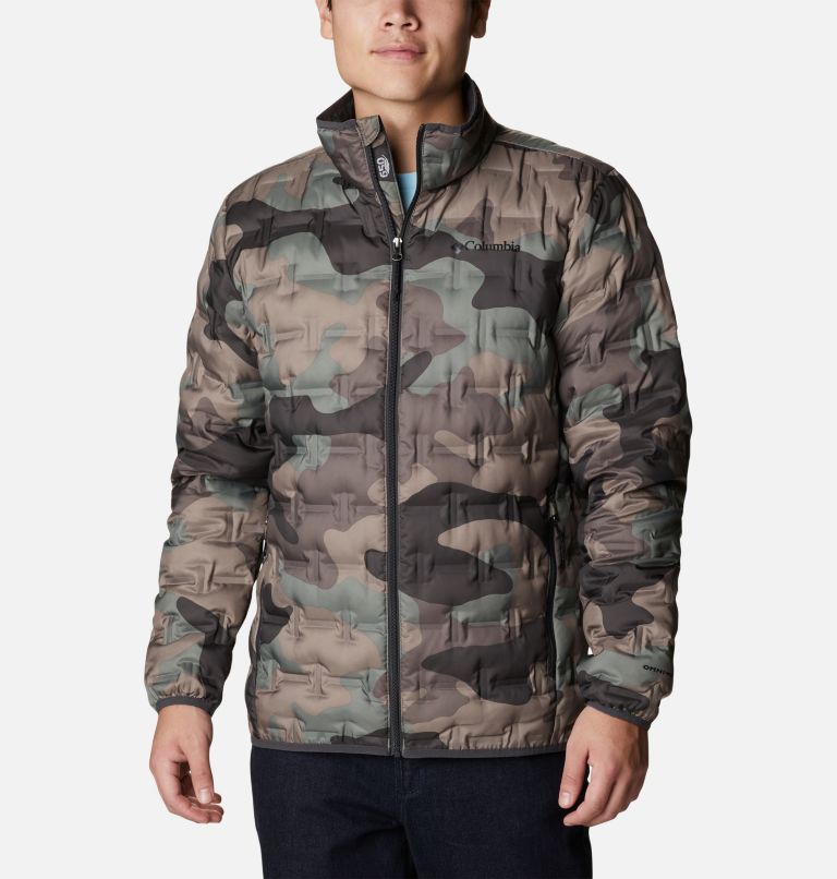 Thumbnail: Men's Delta Ridge Down Jacket, Color: Cypress Mod Camo Print, image 1