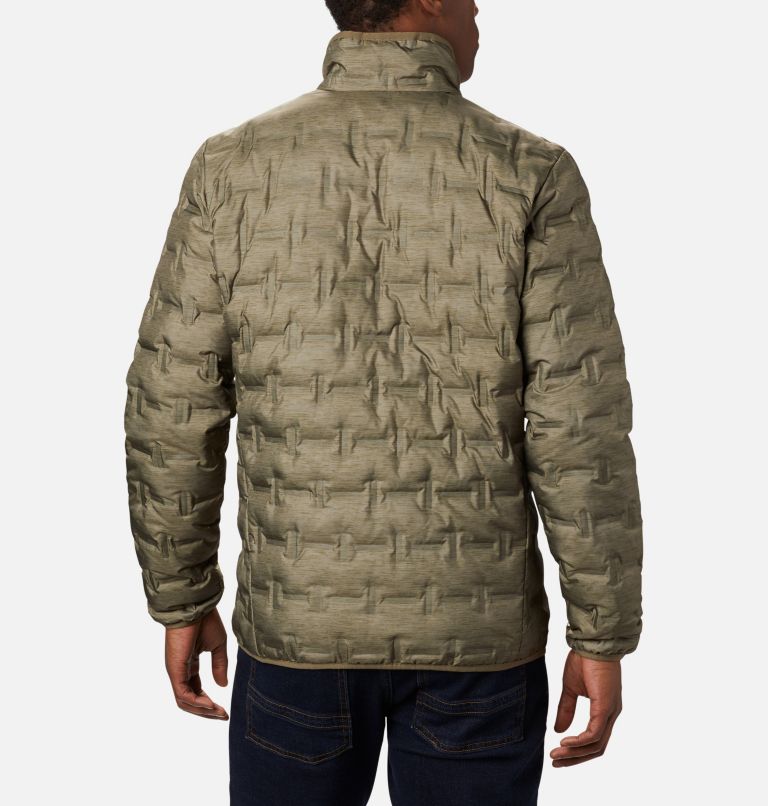 Delta Ridge Down Jacket | 397 | L, Color: Stone Green Heather Print, image 2