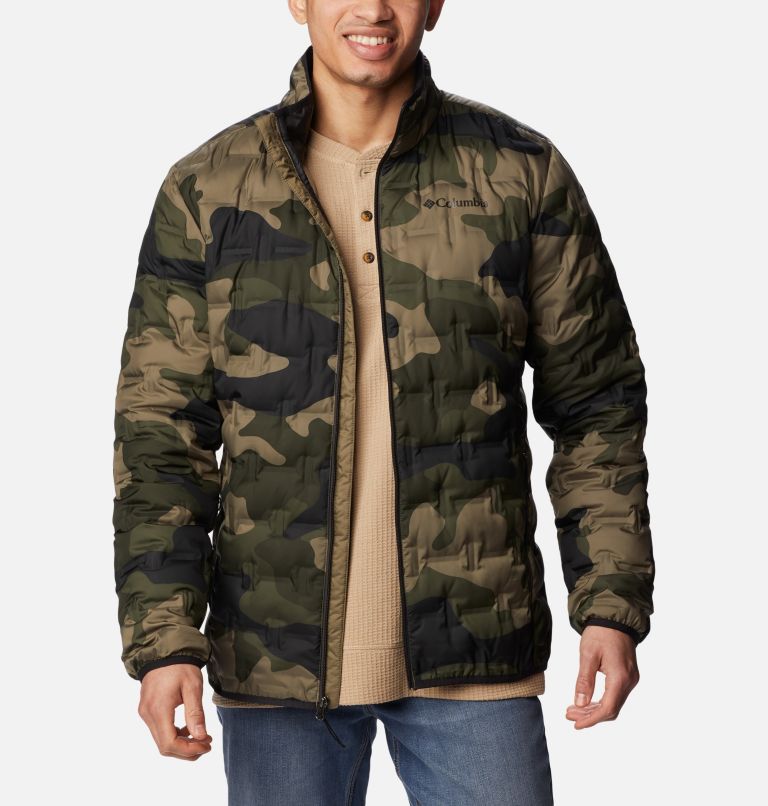 Veste en Duvet Delta Ridge Homme, Color: Stone Green Mod Camo Print, image 7