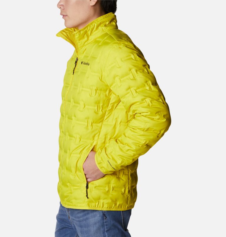 Men's Delta Ridge Down Jacket, Color: Laser Lemon, image 3