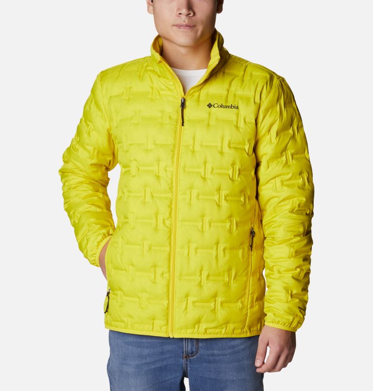 Men's Delta Ridge Down Jacket, Color: Laser Lemon, image 1