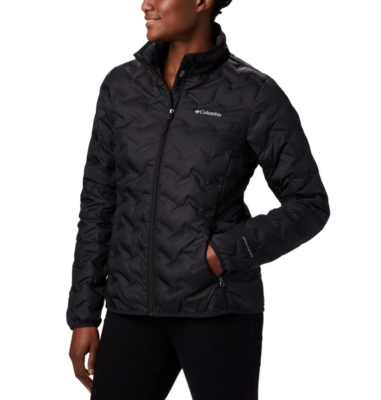 Women's Delta Ridge Down Jacket, Color: Black, image 1